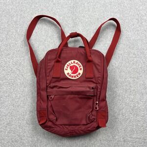 fjallraven kanken mini backpack ox red Two flat side pockets and a zipped pocket on the front Fjllrven Knken Mini Ox Red